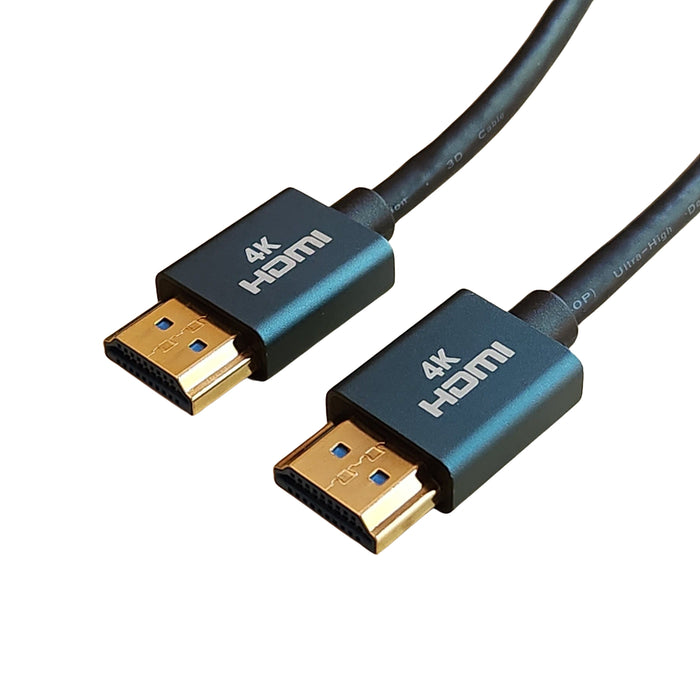 Ultra Slim High Speed HDMI Cable with Ethernet - 32 AWG, Black 3 Ft.