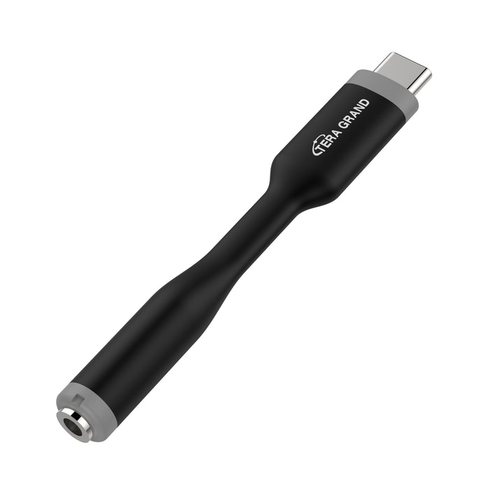 USB-C to 3.5mm Headphone Jack Audio Adapter, Supports 24-bit/96kHz