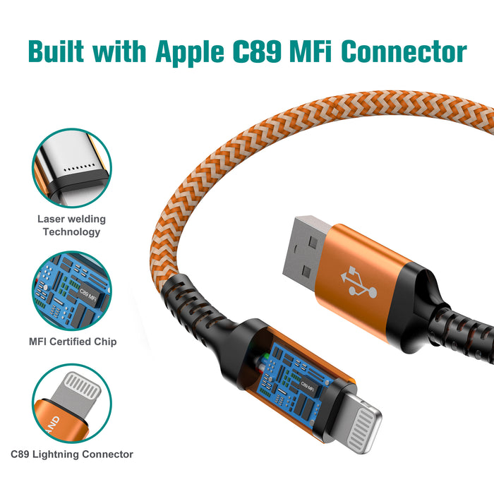 Apple charge Cable USB-C (2m) - Accessoires Ordinateurs - Yaratech