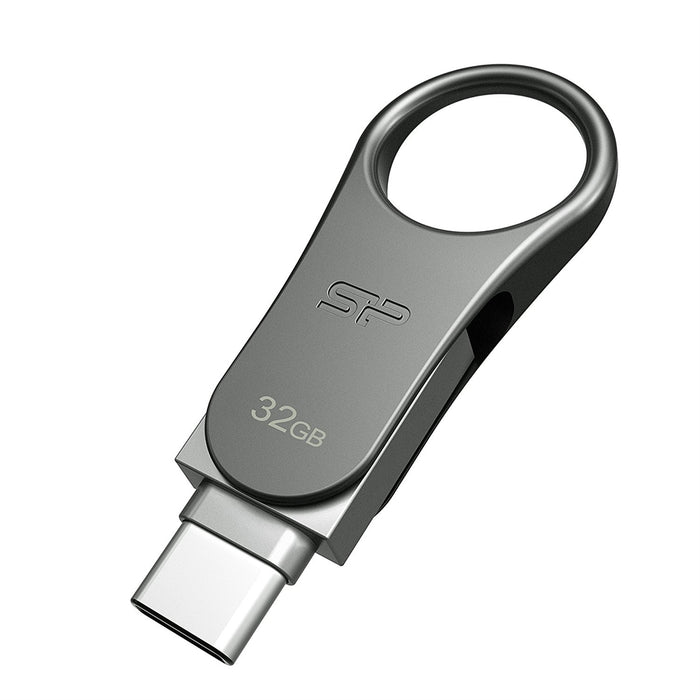 Silicon USB Gen 1 USB-C and A Dual Flash Drive, Mobile C — Tera Grand