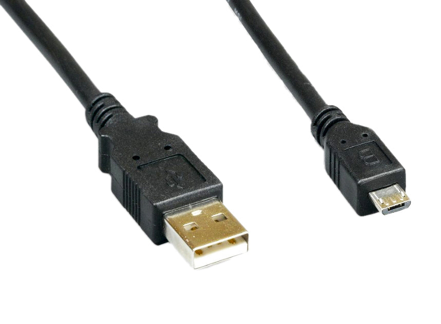 USB 2.0 A to Micro USB Black, 15' — Tera Grand